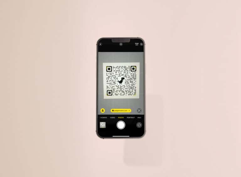 How to scan a QR code on an iPhone